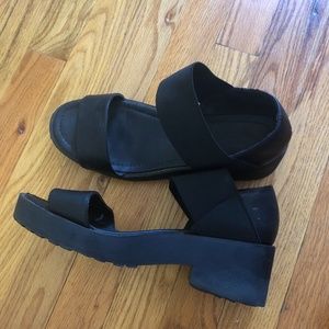 Urban Outfitters black heeled sandals